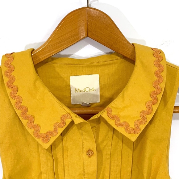 ModCloth Yellow Dress with RicRac Trim - Picture 5 of 8